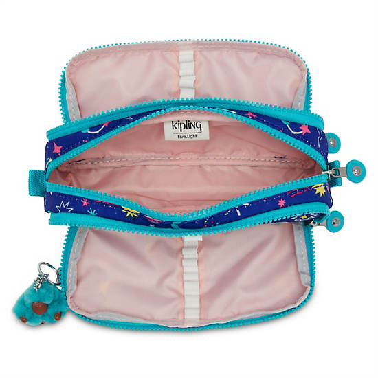 Sacs Kipling Gitroy Printed Pencil Case Violette | FR 1085TC
